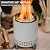 Solo Stove Mesa, 5.1 Inch Tabletop Fire Pit with Stand - Smokeless, Stainless Steel Fire Pit for Camping, Outdoor & Patio- Wood Burning or Pellet Fueled Portable Bonfire, 1.4lbs, Gunmetal