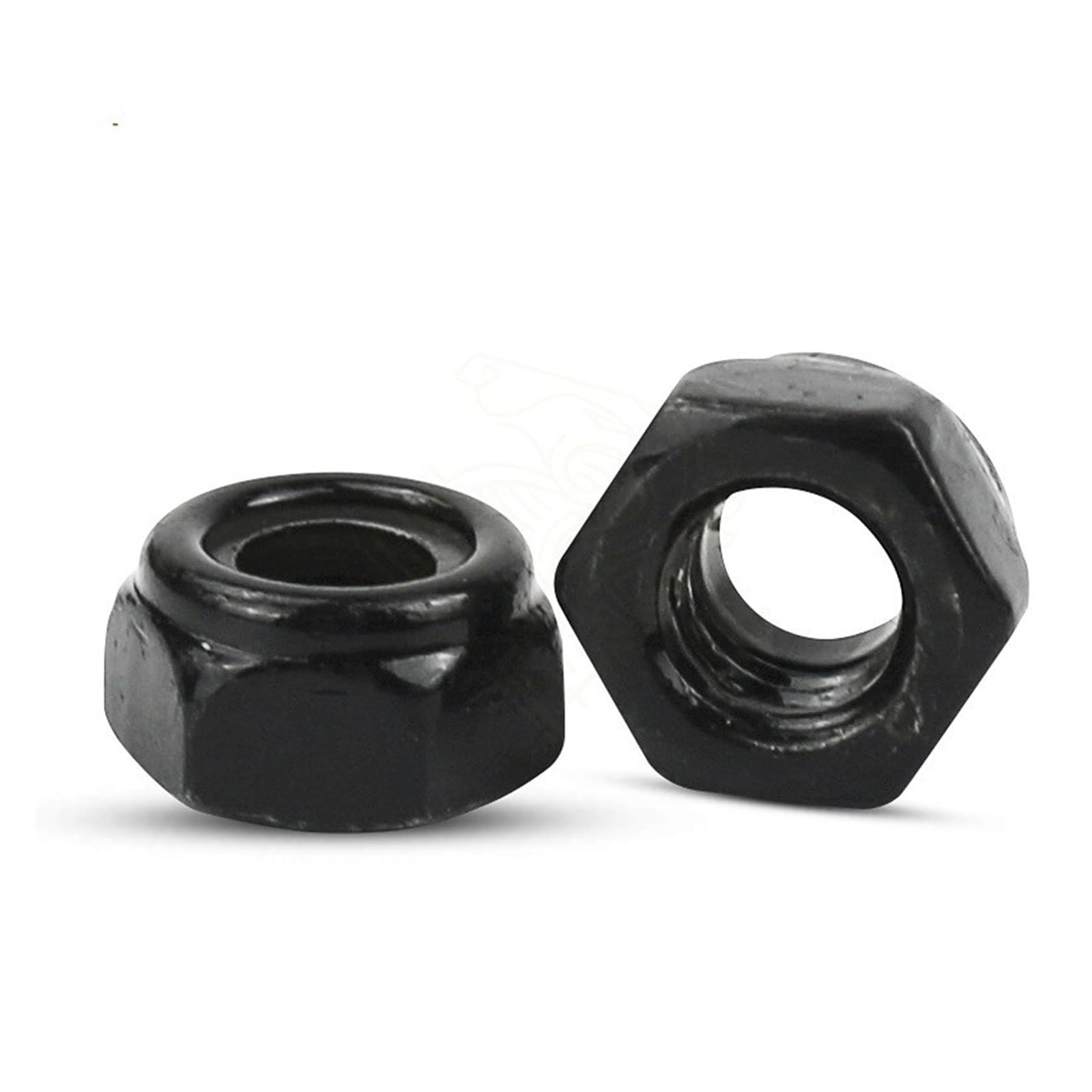 2/5/10/25 piezas M2 M2.5 M3 M4 M5 M6 M7 M8 M10-M16 DIN985 304 acero inoxidable negro hexagonal tuerca de bloqueo de inserción de nailon tuerca de seguridad Nylock autoblocante (Color : Black carbon s