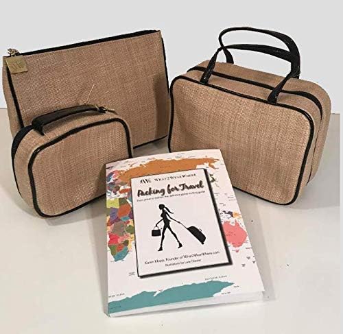 What2WearWhere Travel Bags with Packing for Travel Book