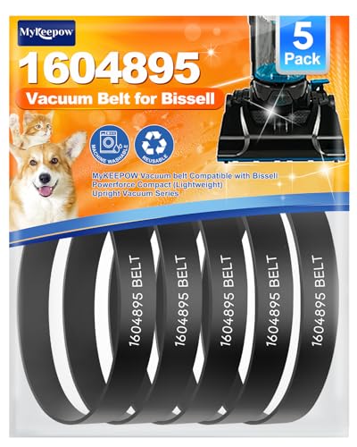 1604895 Belt Compatible with Bissell Powerforce Compact Upright Vacuum