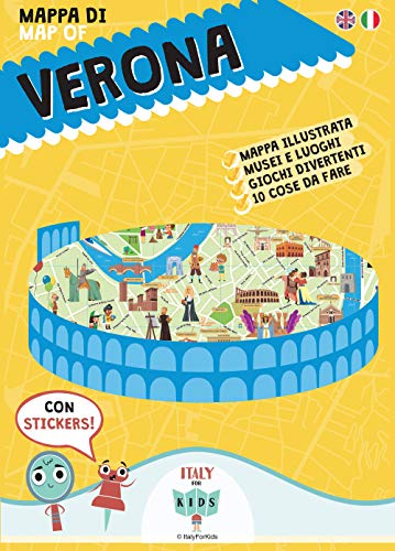 Mappa di Verona illustrata. Con adesiv