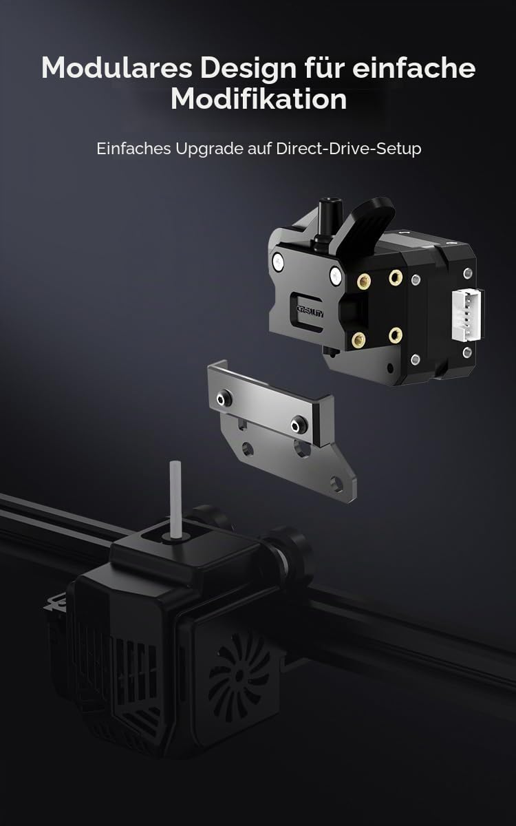 Creality Upgraded Sprite Extruder SE NEO Kit, Direct Drive Extruder, Upgrade Dual Gear Feeding Design für Ender-3 V2 Neo/Ender-3 Neo/Ender-3 Max Neo/Ender-2 Pro