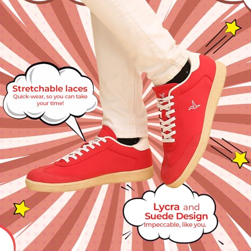 Image of YOHO Quoi Sneakers for Women | Soft Lining & Cushioned Insoles Shoes | Stylish & Casual Everyday | Vibrant Colours