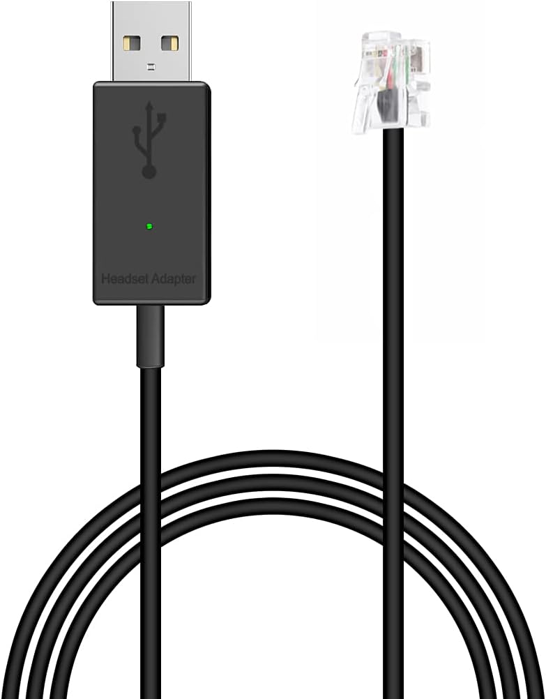 VoiceJoy RJ9 to USB Cable for Jabra pro 900,pro920,pro925,pro930,pro935