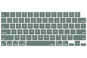 MOSISO Keyboard Cover for MacBook Air & Pro (Midnight Green)
