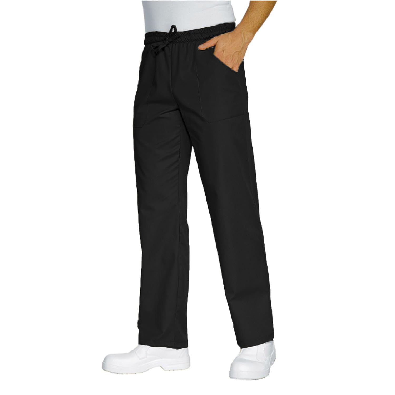 pantalaccio pantalon de travail confortable coton blanc Chef cuisinier chef