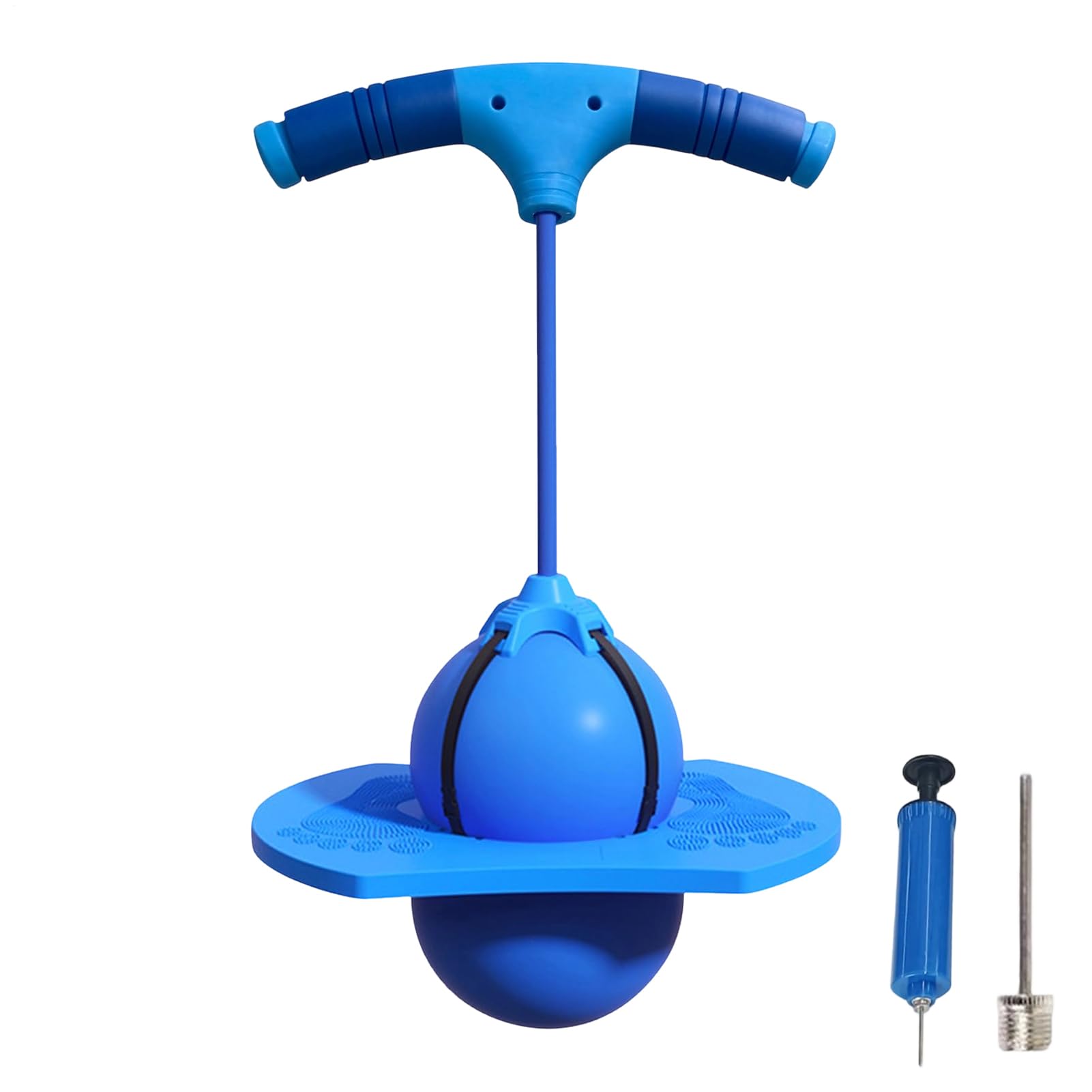 Pelota Saltarina para Niños, Bola De Equilibrio Paras Saltar, Tabla De Rebote Paras Saltar, Saltarín con Bomba Y Mango, para Niñas Niños Y Adultos
