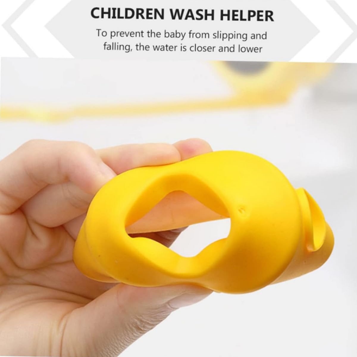 Extension de Robinet pour Enfants,Lot de 2 Prolongateurs de Robinet en Forme de Petit Canard Jaune, Rallonge de Lavabo pour Salle de Bain, Accessoire pour Faciliter Lavage des Mains des Tout-Petits