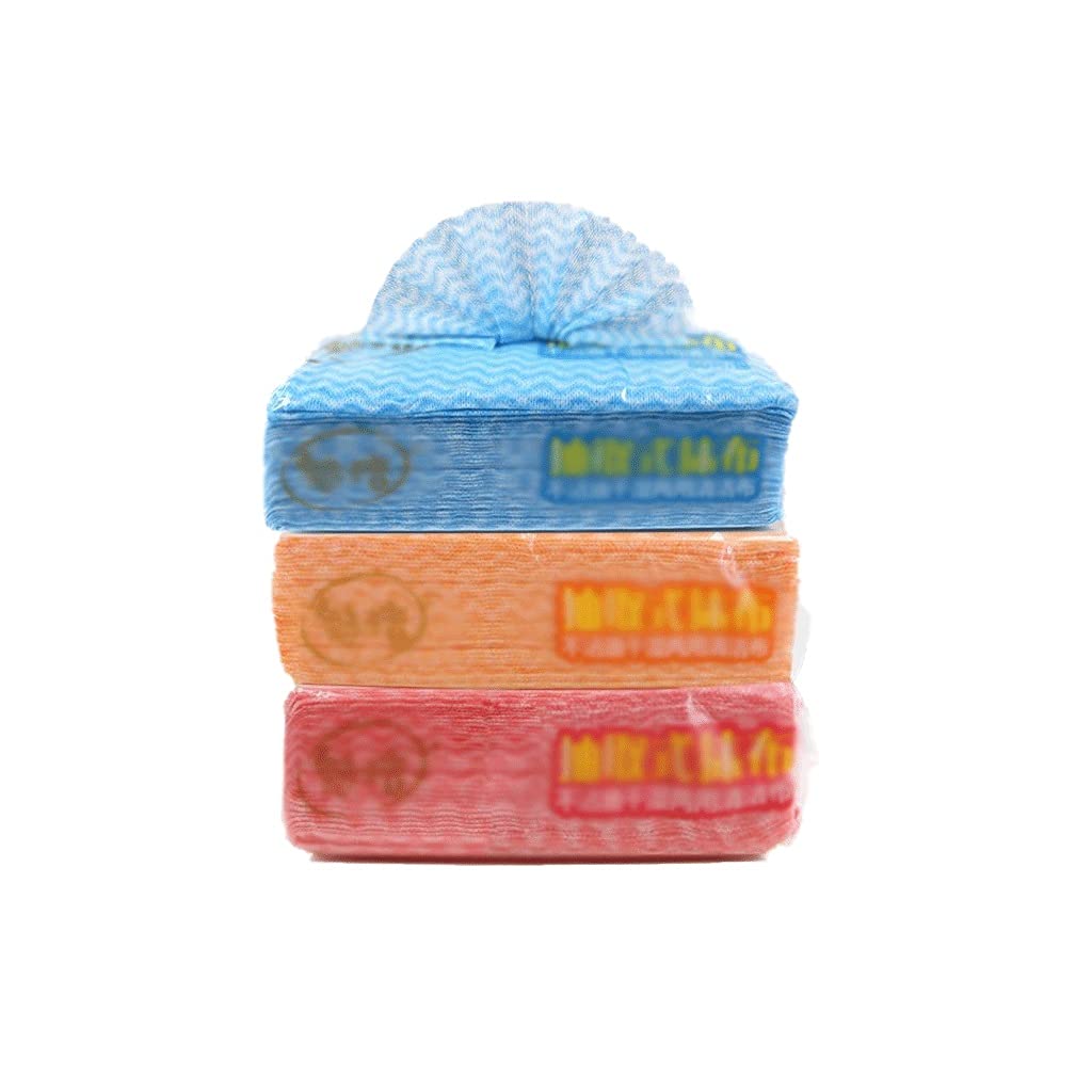 Dishcloth Scouring Pad Removable Non Woven Cloth Disposable Rags Dish Towels Housework Cleaning Tablecloths Kitchen Cloths Easy Clean