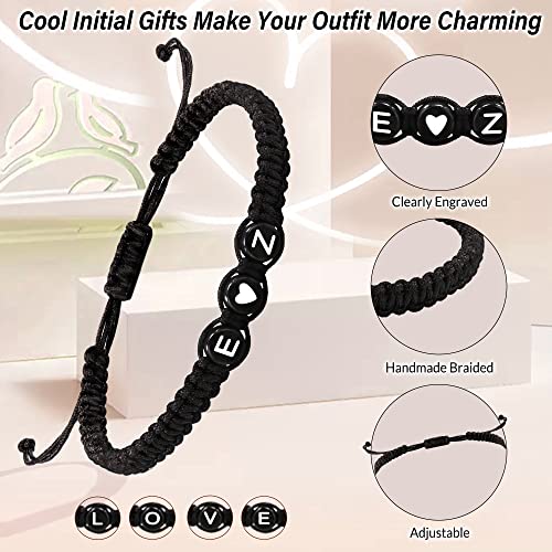 Initial Bracelets for Women Men's Bracelets Gifts for Girlfriend Boyfriend Letter Bracelets I Love You Gifts for Her Him Best Friend Birthday Gift Christmas Jewelry