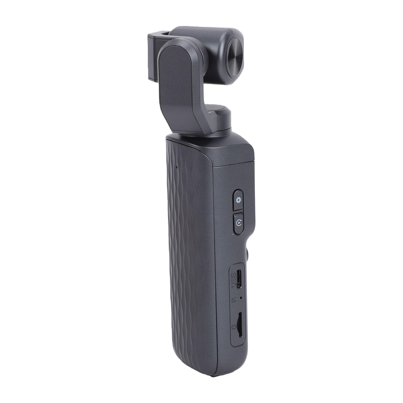 Videoregistratore Digitale Portatile Anti-vibrazione 4K 64MP per Vlogging Camera per Viaggi All'aperto, Touch Screen da 1,72 Pollici per Vlogger/viaggiatore ABS Set da 5 Pezzi