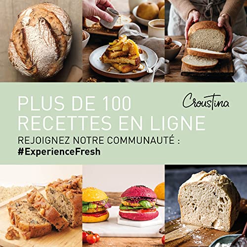 Panasonic SD ZF2010KXF Machine à Pain Croustina Cuisson sans Gluten Réglage pour Pâte à Pizza Double Capteur de Température 18 Programmes Automatiques Minuterie Numérique - vue 10