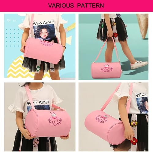 Cute Ballet Dance Bag,Tutu Dress Dance Bag,Waterproof Lightweight Ballerina Duffle Bag ballerina backpack for girls 5