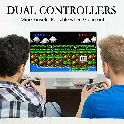 Mekela Classic Retro Game Console, Built-in 350 Games with 2 Classic Controllers