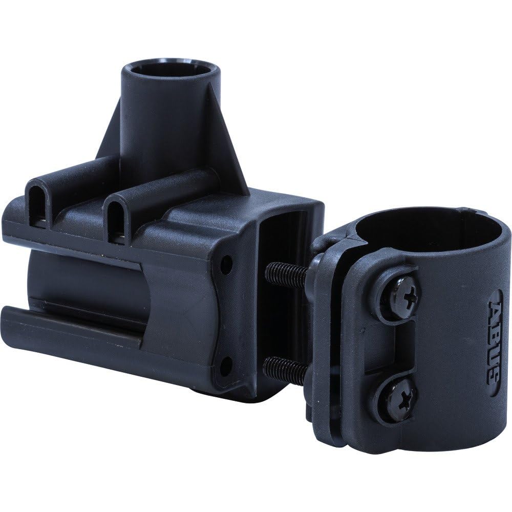 ABUS Ultimate 420 U-lock + supporto USH + cavo di sicurezza Cobra 10/120 - Set di lucchetti per biciclette - Livello di sicurezza 12 - Nero/Rosso
