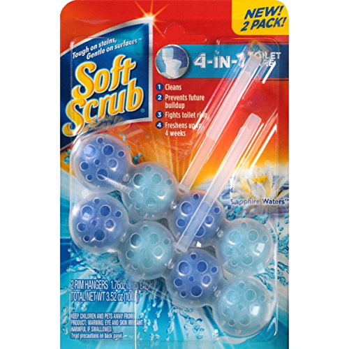 Soft Scrub 4-in-1 Toilet Care, Sapphire Waters, 100 Gram