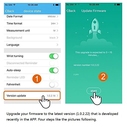 Braccialetto Intelligente, JoyGeek Fitness