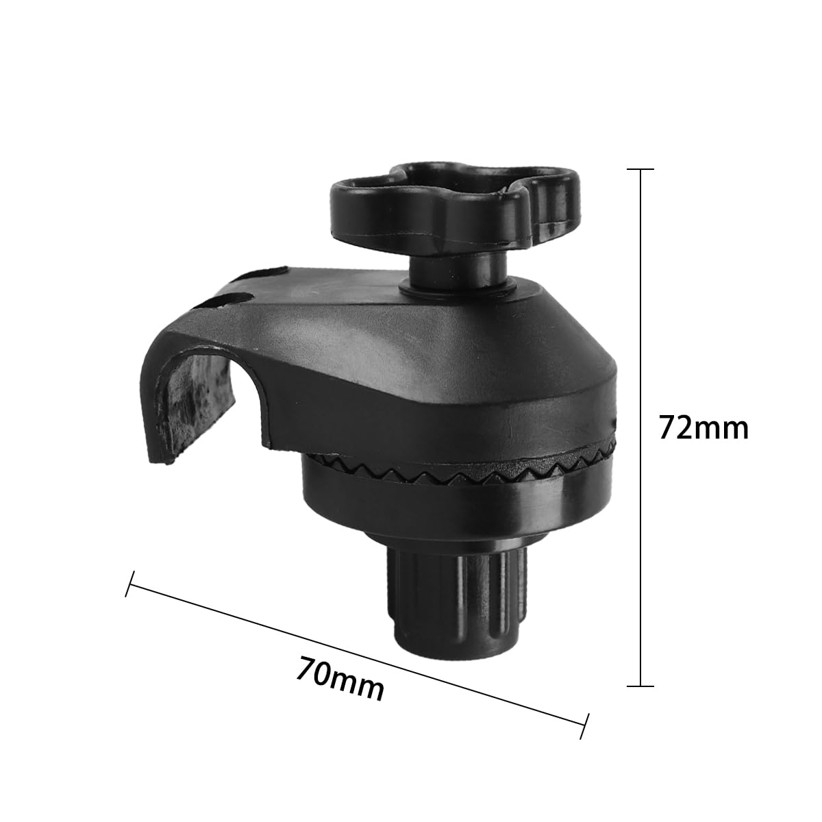 Alnicov Set di 2 Accessori per Altalena, raccordi in plastica, staffe di Fissaggio per tettoia da Giardino e Struttura Altalena, Nero