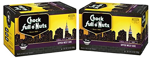 Chock Full o'Nuts Upper West Side Coffee Single Serve Cups, 24 Count