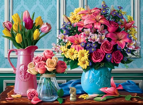 Anatolian Puzzle 1000 pièces : Fleurs Dans Des vases