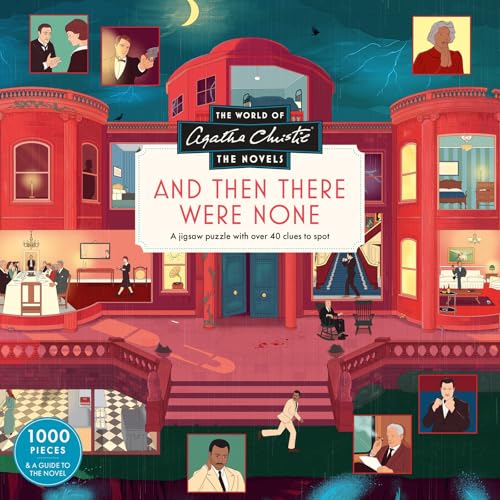 The World of Agatha Christie and Then There Were None 1000 Piece Puzzle: Illustrated by Ruby Ash