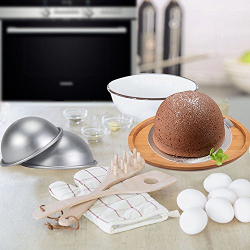 WGFOIP 8cm Hemisphere Cake Tin, Half Sphere Baking Tins Aluminium Dome Cake Pan with Convenient Demolding for Dessert Pudding Baking - Image 3