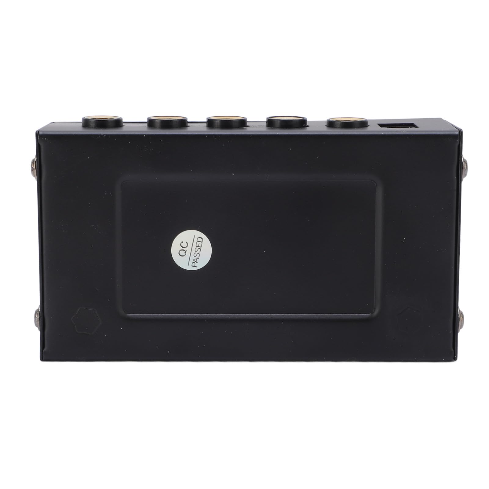 Amplificatore per Cuffie a 4, Splitter Cuffie Stereo Portatile con Manopole Volume Separate, per Spettacoli Sul Palco in Studio, Ascolto Musica, Visione TV (Spina europea)