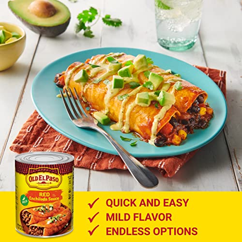 Image of Old El Paso Mild Red Enchilada Sauce, 1 ct., 19 oz. (Pack of 4)
