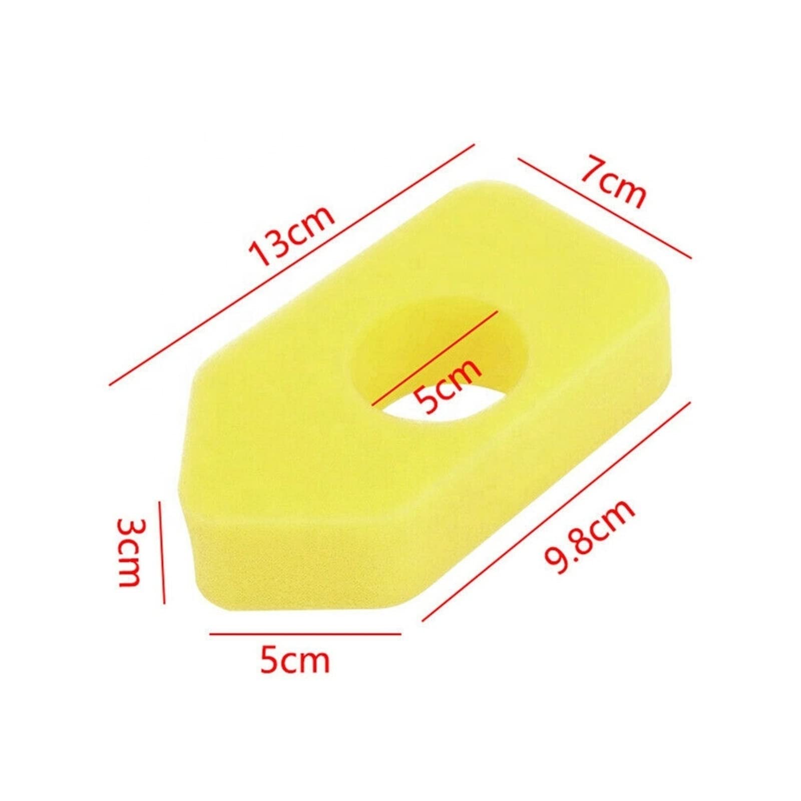 5Pcs Filtre à Air Pour Briggs Stratton 698369 4216 5088 5088H 5088H 5099 MTD 490-200-0011, 11547, 100-632, 30-919, 5099 - Jardin