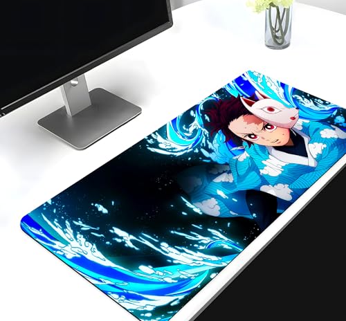 Image of Extra Large Non-Slip Gaming Mouse Pad (23x11.5 in) - Extended Desktop Mat for Computer Keyboard and Mouse (23-KEYPAD)