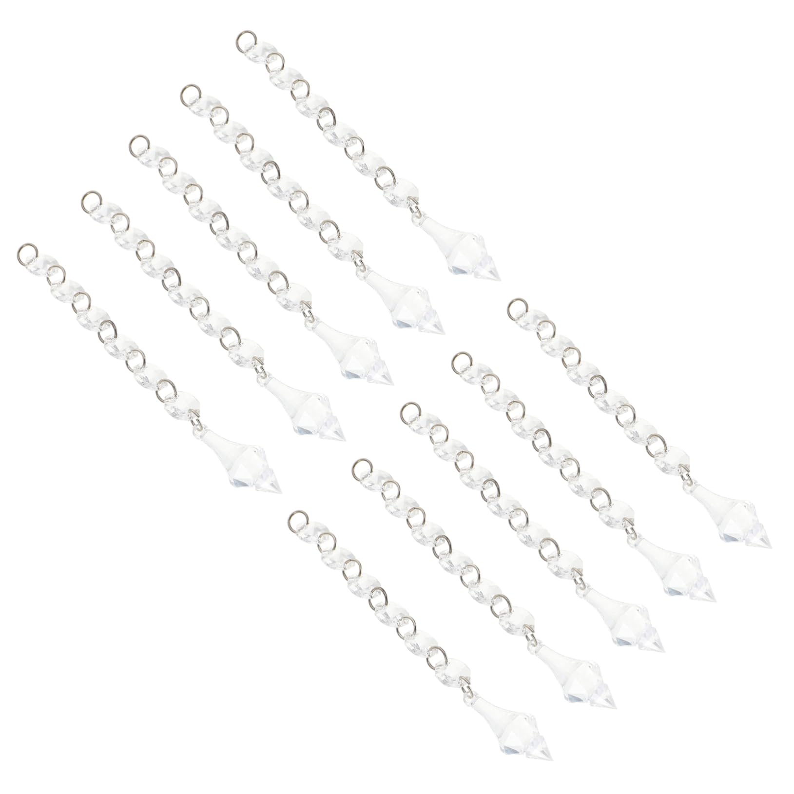Pendentifs cristal pour lustre rideau : 20 perles de rechange pour DIY