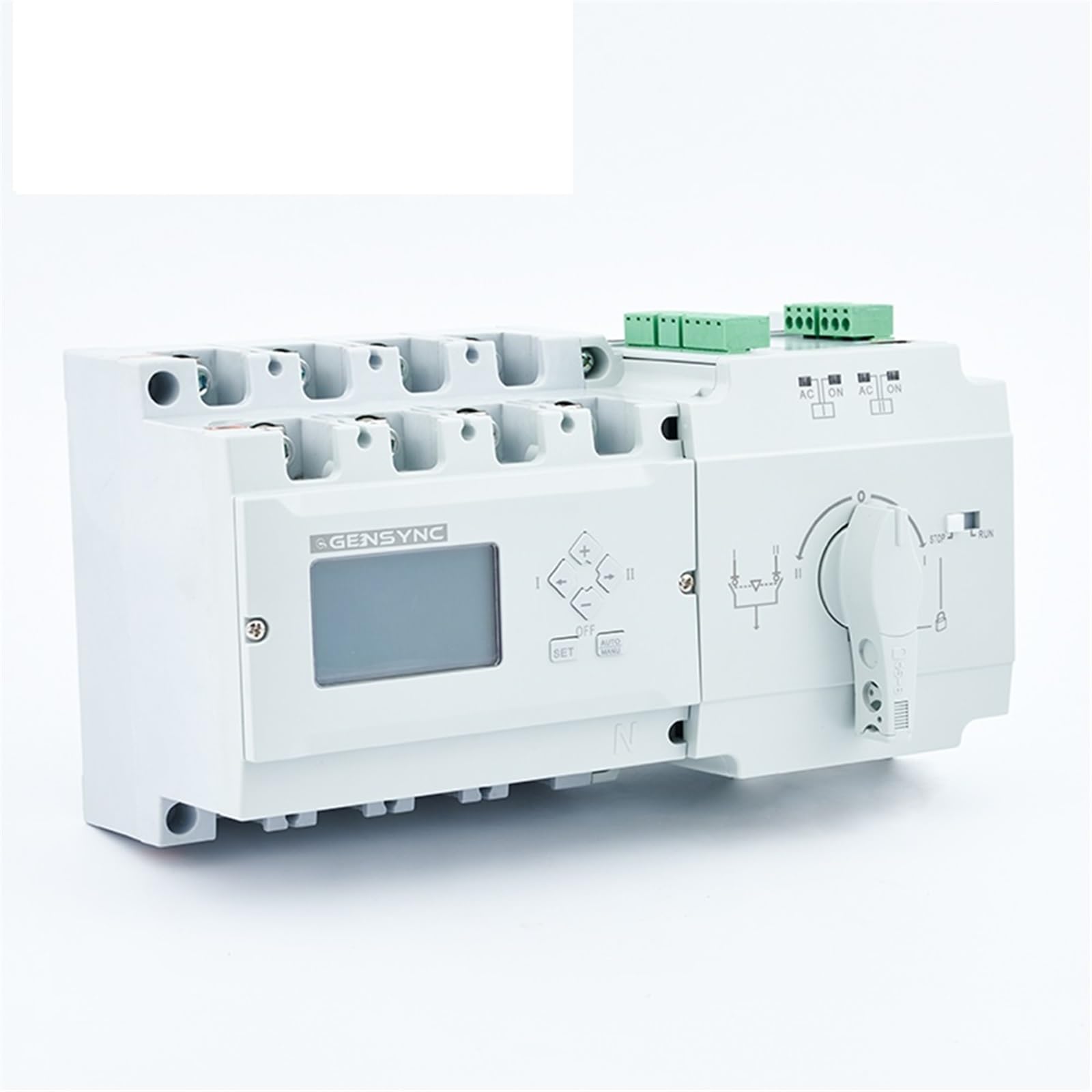 Automatyczny przełącznik transferu ATS Podwójna moc 63A 100A 125A Części generatora Diesla Elektryczny przełącznik sterowania S3-125D/4P RS485(125C i akcesoria)