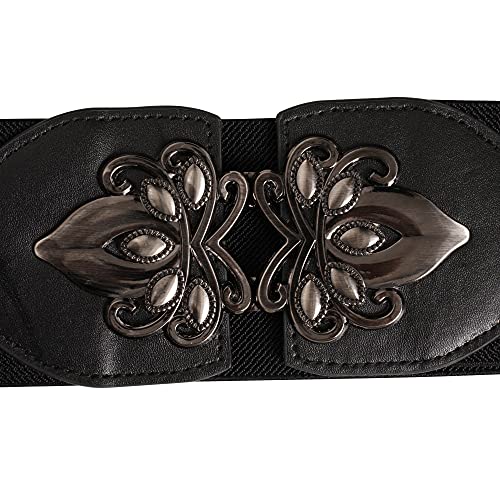 Ro Rox Stretch Elasticated Wide Celtic Nurse Belt Retro Vintage Waist Cincher3