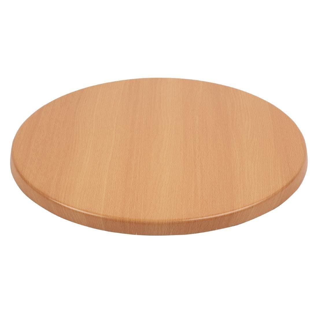 Bolero Tablero de Mesa Redondo, 60 cm, Haya
