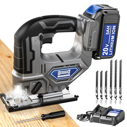 Cordless Jigsaw Tool Compatible with Dewalt 20V Battery, Brushless jigsaw tool with Variable Speed,...