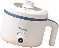 Panela elétrica multifuncional para cozinhar macarrão, panela de arroz, mini panelas quentes para sopa, Sem Vaporizador