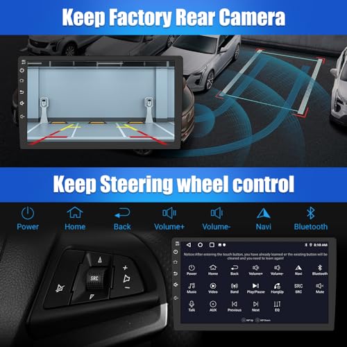 Image of Android 13 Car Radio Stereo for Toyota Sienna 2004-2010 Wireless CarPlay Andriod Auto 2G+32G with SWC WiFi GPS Navigation DSP Bluetooth FM