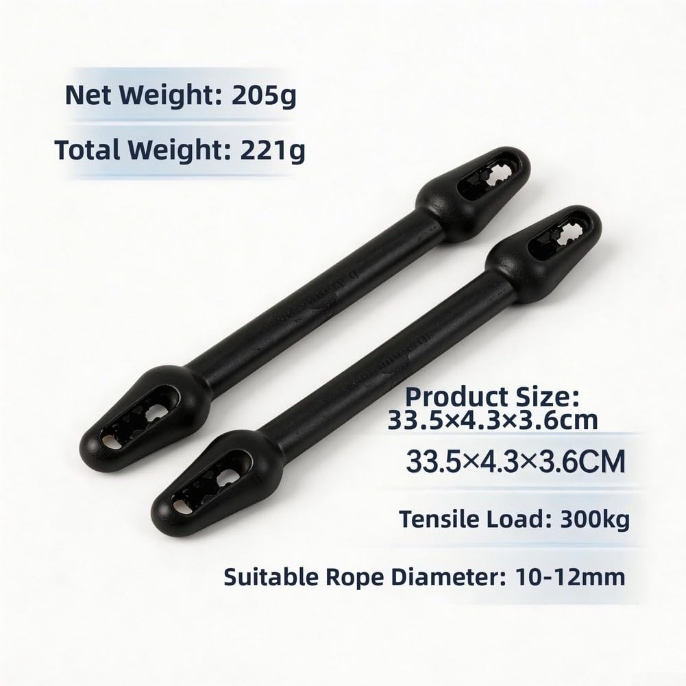 Marine-Grade Gummi Festmacher Snubber Stoßdämpfer für Yacht-Docking, robuste Bootsstoßstange mit rutschfestem Design für 10–12 mm Nylonseil, UV- und Salzwasser (2 Stück)