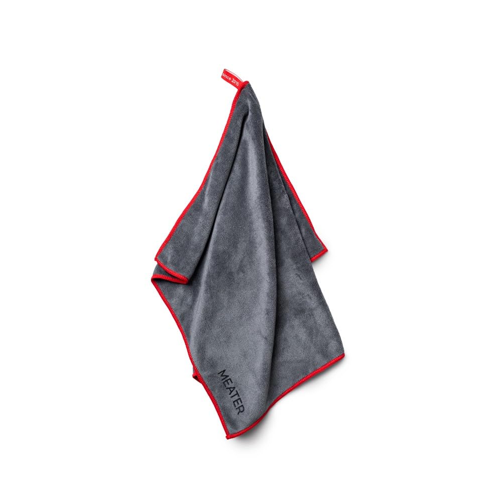 MEATER Microfiber Kitchen and BBQ Towel: Reusable, Absorbent, Durable, and Soft | Perfect for Cooking, Grilling, and Cleaning | 23.5" x 15.6"