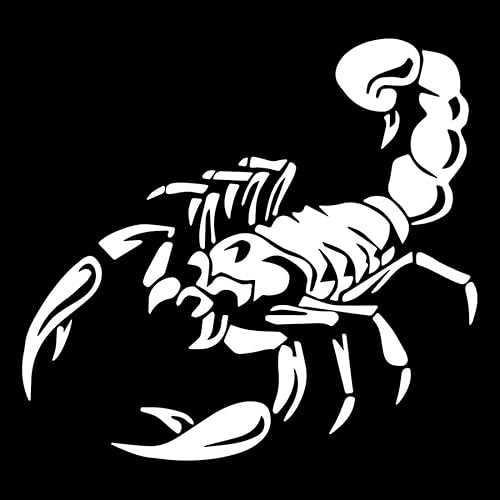 Miniatura 19 de Tatuaje tribal de escorpión de animales 1 (blanco) (juego de 2) calcomanías de vinilo impermeables de alta calidad para teléfono portátil, accesorio