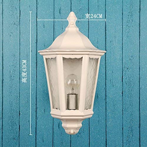 Bright مشرق Mediterranean Pastoral Semi-Arc Glass Wall Lights,Corridor Coffee House Foyer Entrance Retro Wall Lights,Lace Models with Out Source Creative Wall Lamp Loft B 明亮的