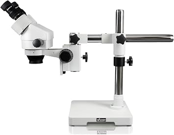 VS-3EZ-IFR07 Binocular Zoom Stereo Microscope | 10x WF Eyepiece | 0.7X4.5X Zoom, 3.5X90x Magnification, 0.5X & 2X Auxiliary Lens