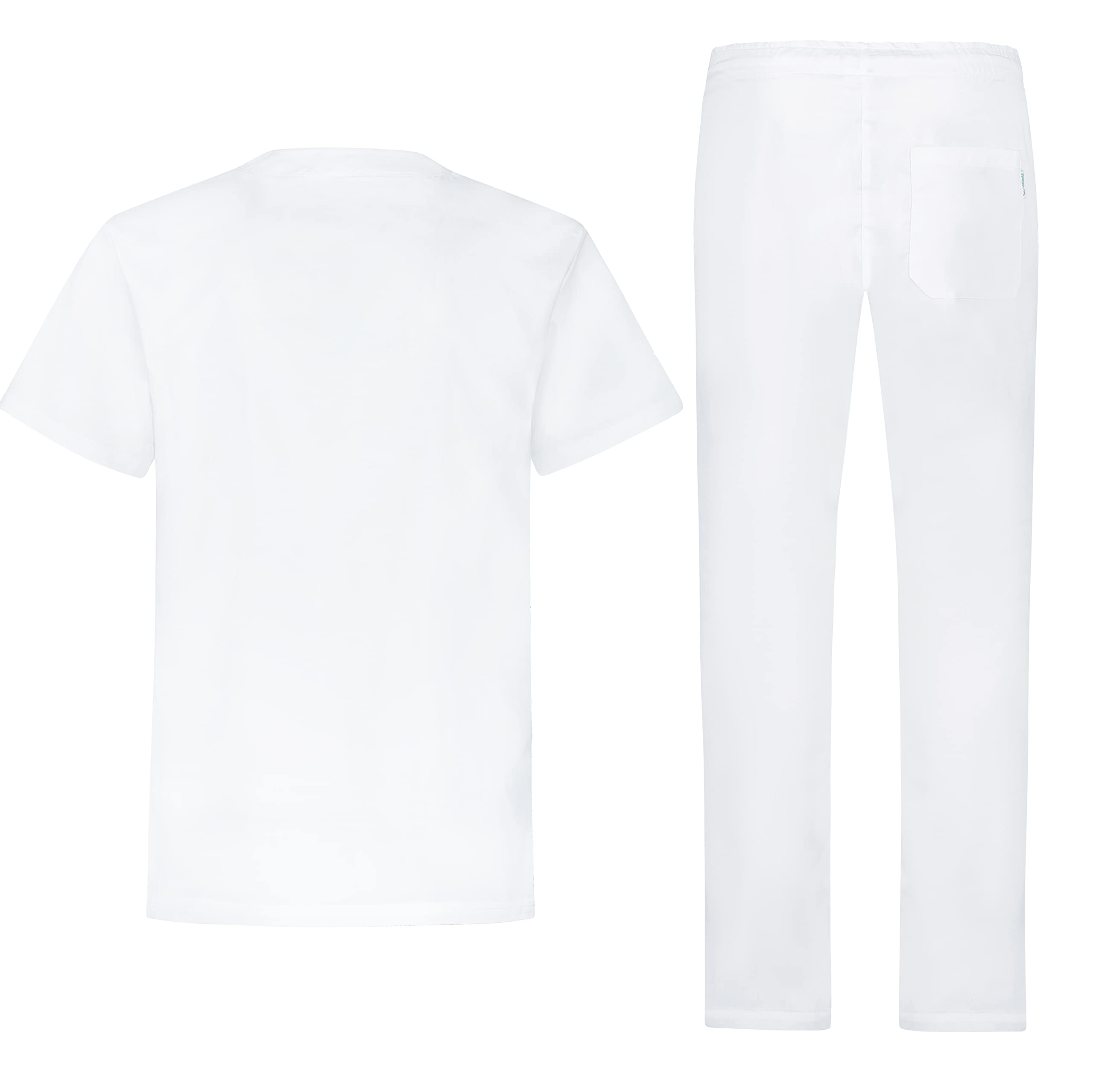 B-well Morelli Uniformes Sanitarios 100% Algodón Pijama Sanitario Unisex Conjunto Casaca Y Pantalón