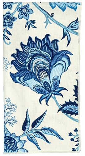 Servilletas de Tela Azul Floral 18 x 18 Pulgadas Pack 12 miniatura 4