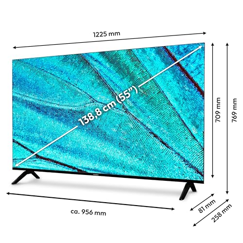 MEDION 138,8 cm (55 Zoll) Ultra HD Fernseher (Smart-TV, 4K, HDR10, VIDAA Store, HBO Max, MagentaTV, Prime Video, Disney+, DAZN, Paramount+, HbbTV, PVR, Bluetooth, MD 855301) 6