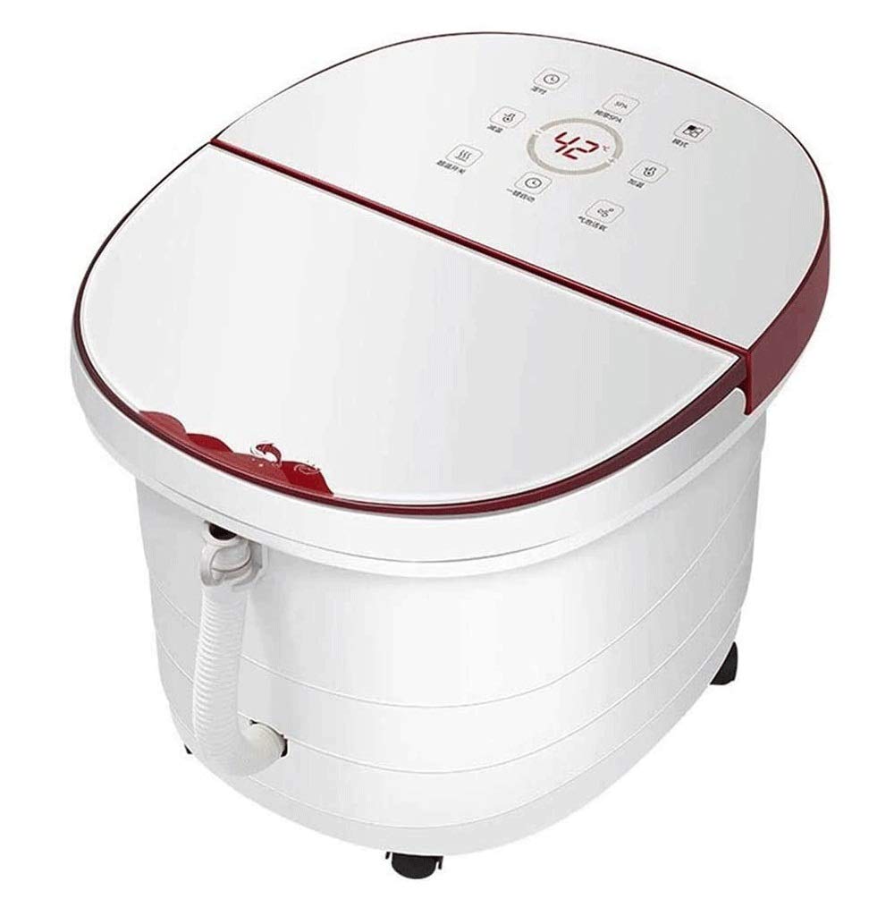 Foot Spa/Bath Massaggiatore di Calore, Bubbles, e Vibrazioni, Digitale Controllo della Temperatura, masssage Rulli con la digitopressione Massaggio Punti, lenire i Piedi Multifunzionale Massag