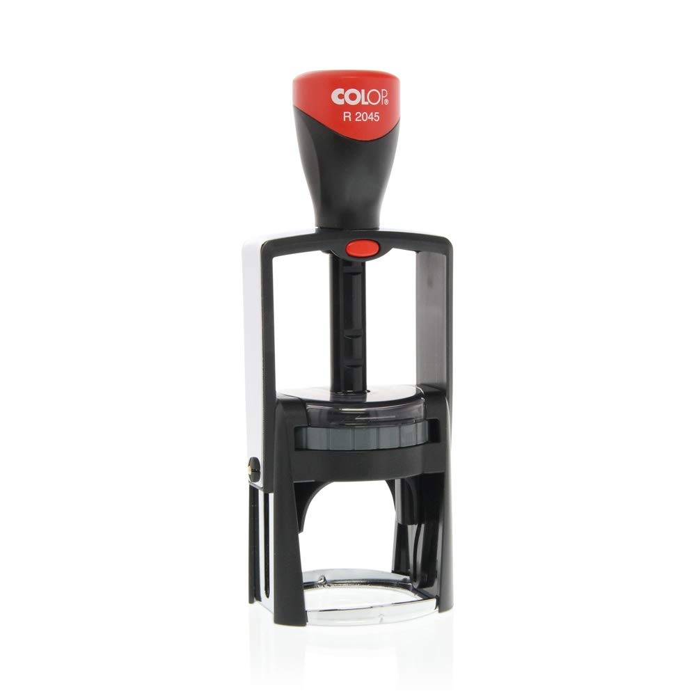 Stempel Colop Classic Line R 2045 custom (ø 45 mm - 7 Zeilen) mit individueller Textplatte