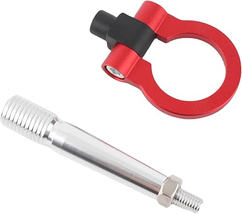 Miniatura 5 de Gancho de remolque, gancho de remolque para JDM tornillo en pista Racing anillo de remolque para GTR R35 370Z 2009 hasta para Juke 2011 arriba (rojo)
