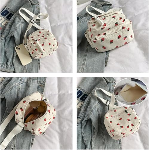 Image of Kawn Women Crossbody Bag, Aesthetic Mini Cute Purse, Shoulder Bag with Outer Pocket For Daily Use Work Travel Beaches, Portable Handbag Bag, Comfortable and Trendy Design