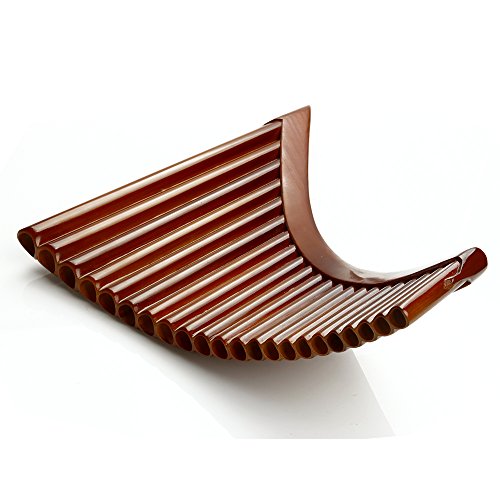 Chinese Pan Flute 22 Pipes Chinese Traditional Musical Instrument Pan Pipes in Key G and Right Hand - Thumbnail 2